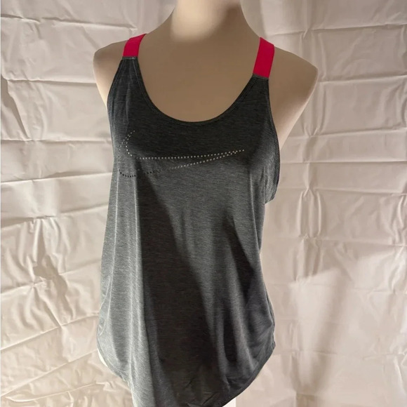 💘HOST PICK💘Nike Gray and Pink Scoop Neck Tank Top - Picture 2 of 7